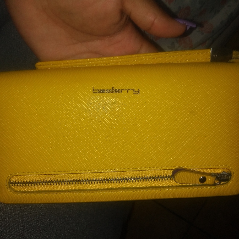 Yellow wallet